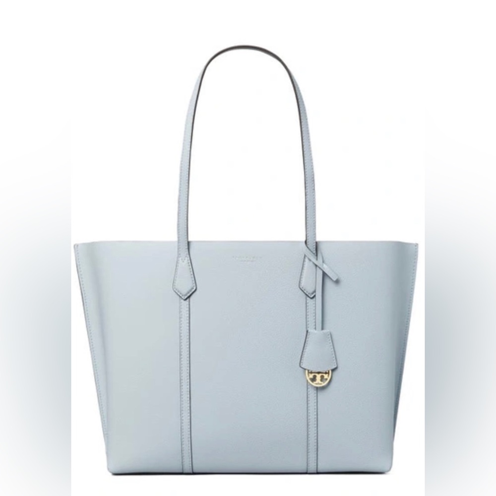 Tory Burch NWOT Perry Triple-Compartment Tote Bag in Icicle **Rare Color** - Picture 1 of 11